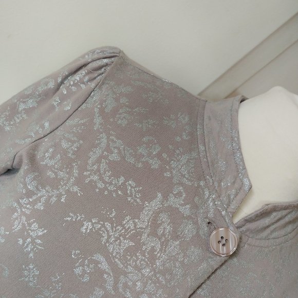 🚫SOLD🚫 Willi Smith Cotton jacket button down size Small Grey Antique Silver - Picture 10 of 12